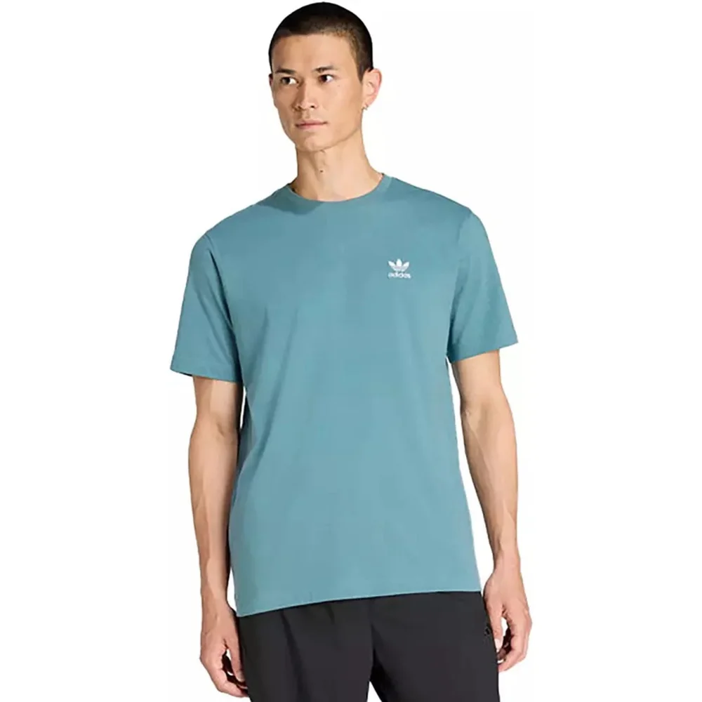 Men's Adidas Teal Short Sleeve Tee S with White Logo m35